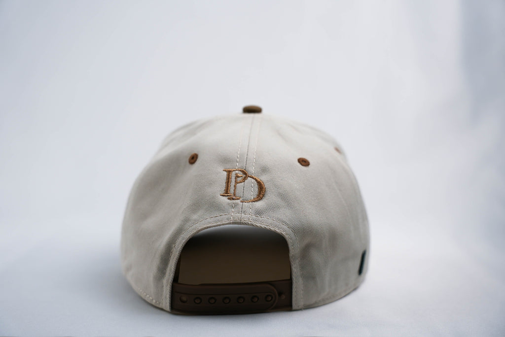 Par Daddy Two-Tone Snapback - White & Tan